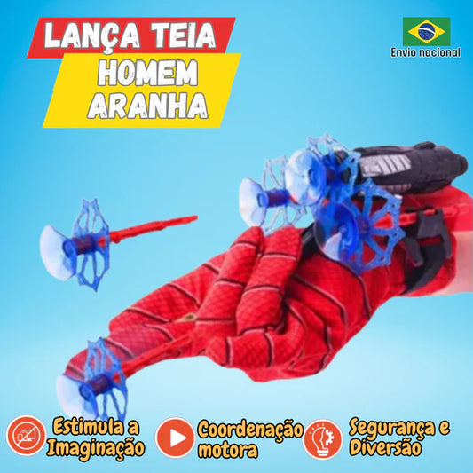 Luva Homem-Aranha com Lançador de Teias!