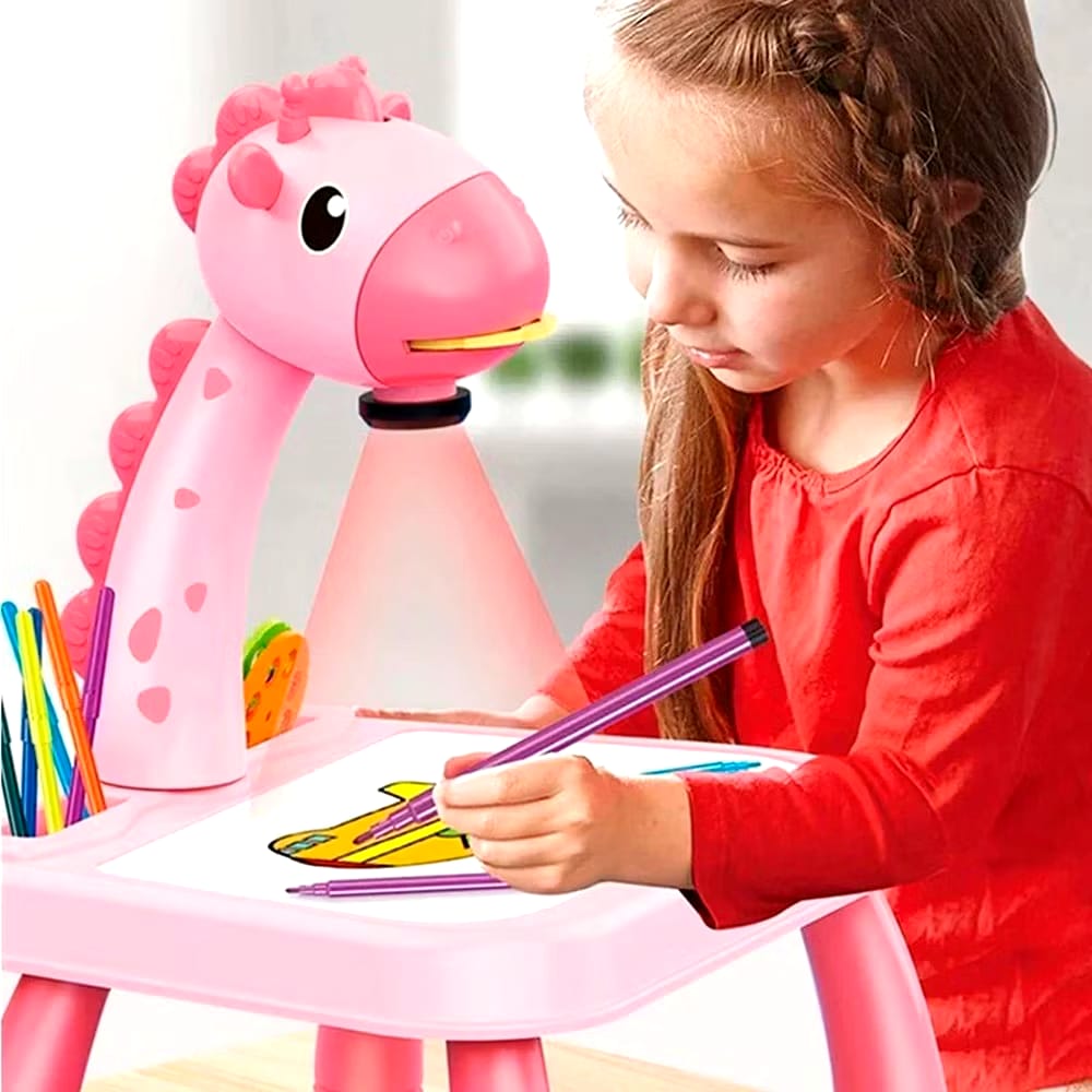 Mesa Mágica Lousa Infantil de Desenho Com Canetinhas