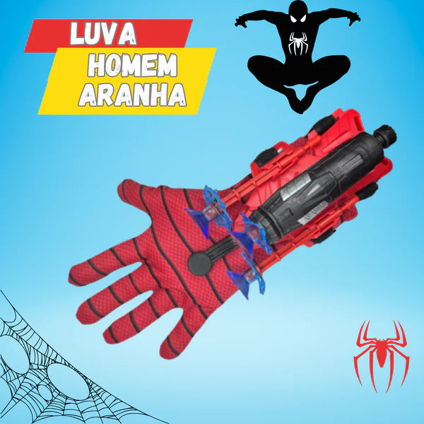 Luva Homem-Aranha com Lançador de Teias!