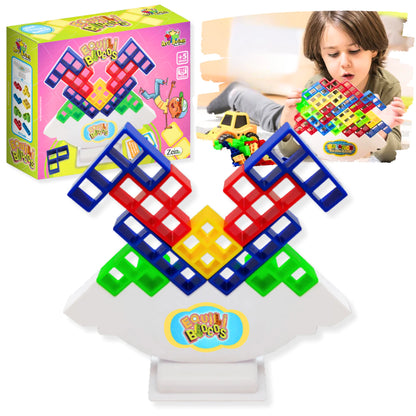 Jogo Equilibre Blocos Tetris Torre